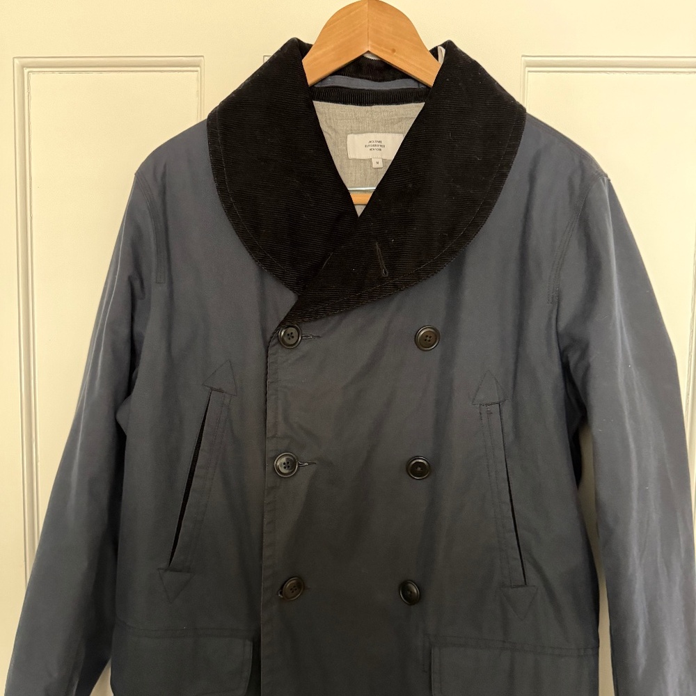 Jack Spade Navy Cotton Canvas spring/fall jacket